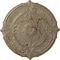 Ekena Millwork Attica Ceiling Medallion (Fits Canopies up to 3 3/4"), 39 1/2"OD x 2 1/2"P, Gobi Desert Crackle CM39ATGDC - alternate 1